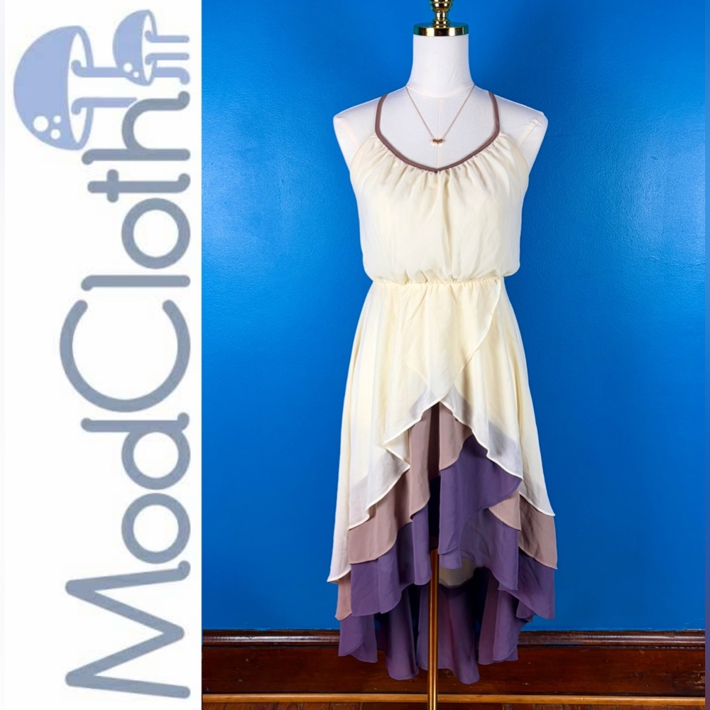 YA LOS ANGELES (for MODCLOTH) "Cheers For Tiers" Dress, size Small, EUC